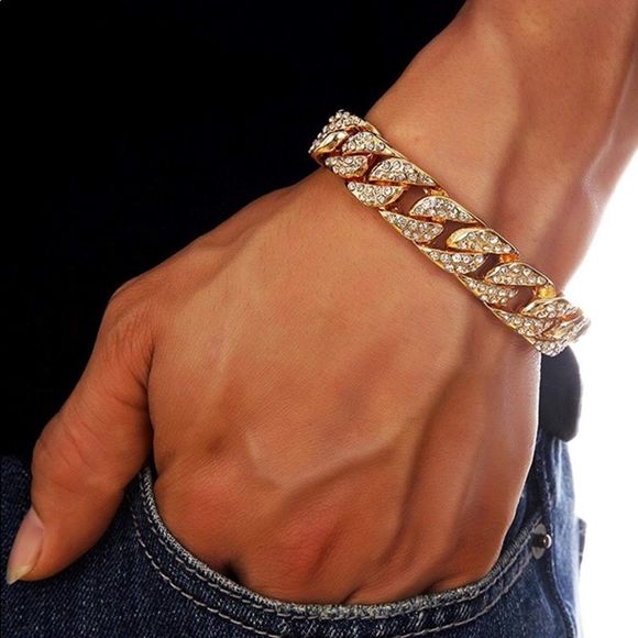 18k Gold Plated Cuban Link Bracelet